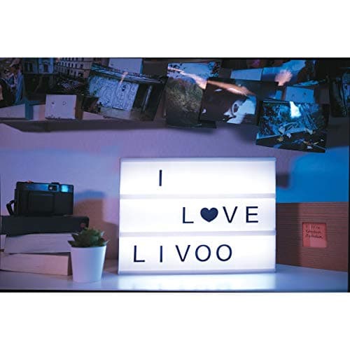 Light box à message déco