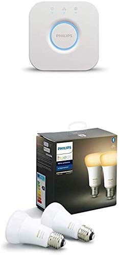 Lot Ampoules LED connectée Philips Hue et Pont de Connexion pour fonctionner avec Alexa