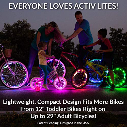 Lumières LED pour roues de vélo pour vélo nfant ou adulte