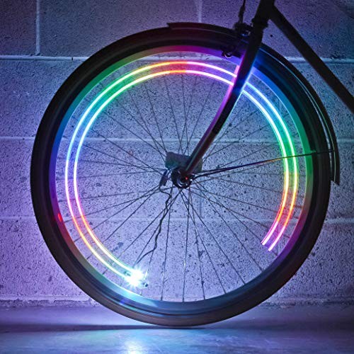 Lumières De Roue De Vélo Avec Piles Incluses, Lumières De Roue De Vélo étanches Pour Un Cyclisme En Toute Securite Faciles A Installer Lumieres De Velo Cool Pour Roues