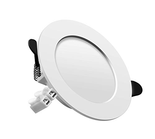 Spot LED encastré, extra plat, pour cuisine ou salle de bain... de diamètre 105 mm